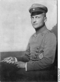 RICHTHOFEN, Manfred Freiherr von, (Рихтхофен, Манфред Фрайхерр фон) - самый результативный летчик ас Первой мировой