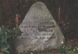 Надгробный камень на могиле Юлиуса Буклера и его жены.