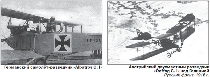 Германские и австрийские разведывательные самолёты Первой мировой войны