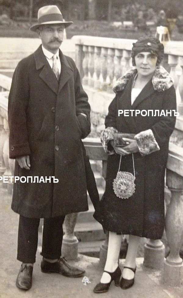 Авиадарм Ткачев В.М. с супругой в эмиграции